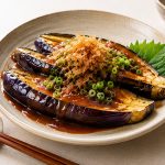 焼きナスの節照たれかけ